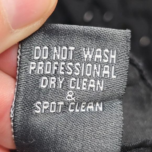 Dressbarn Collection Top‎ Womens XL Black Flare Sleeve Beaded Witchy Elegant - Picture 8 of 13